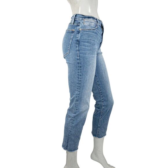 FRAME Denim Le High Straight Jeans in Roxton Blue Size 30 - Picture 5 of 10